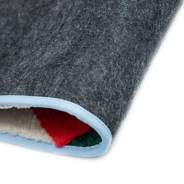 Sheepskin mat Custom design of living room, kitchen and bathroom